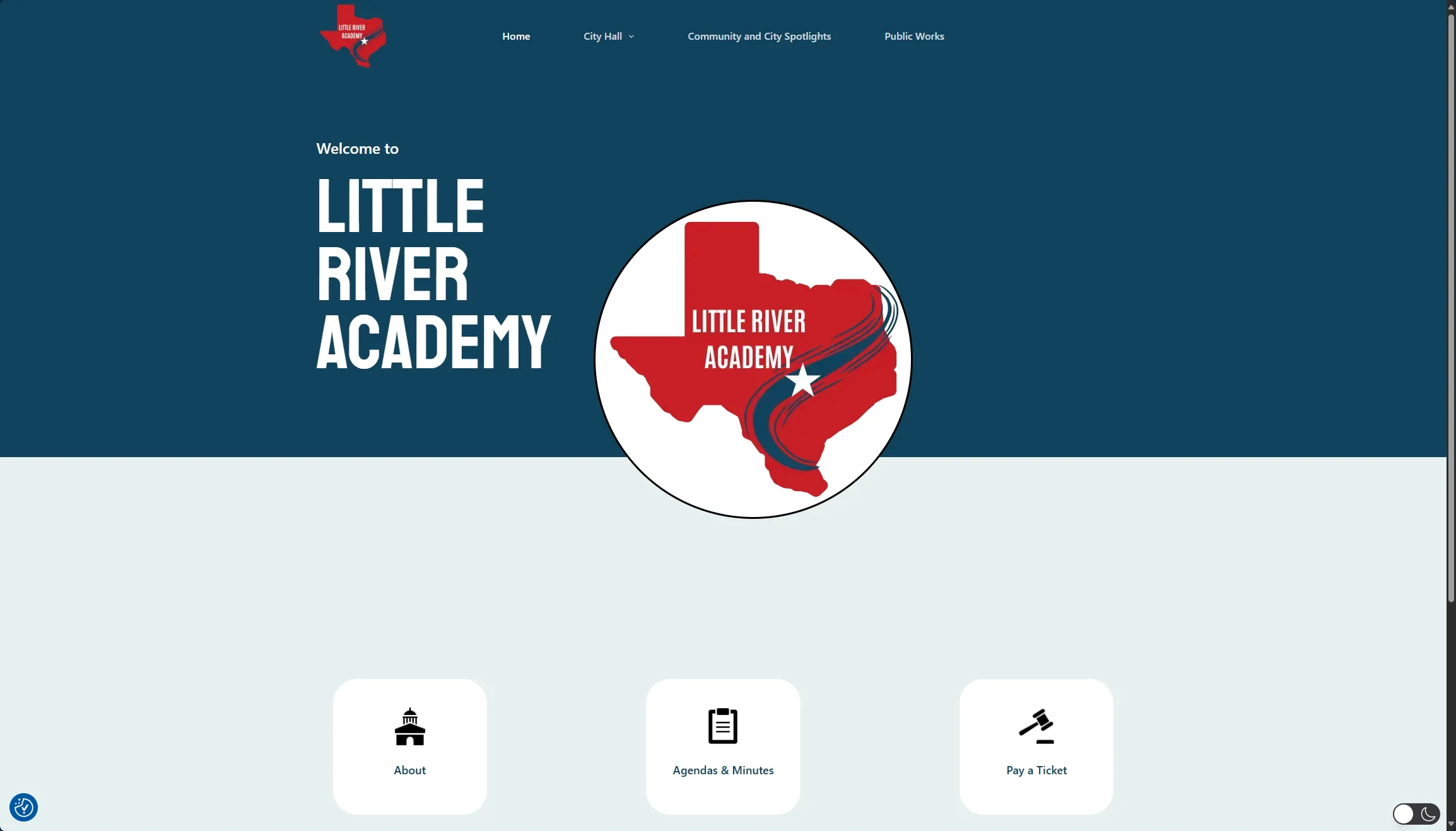 Little River Academy website