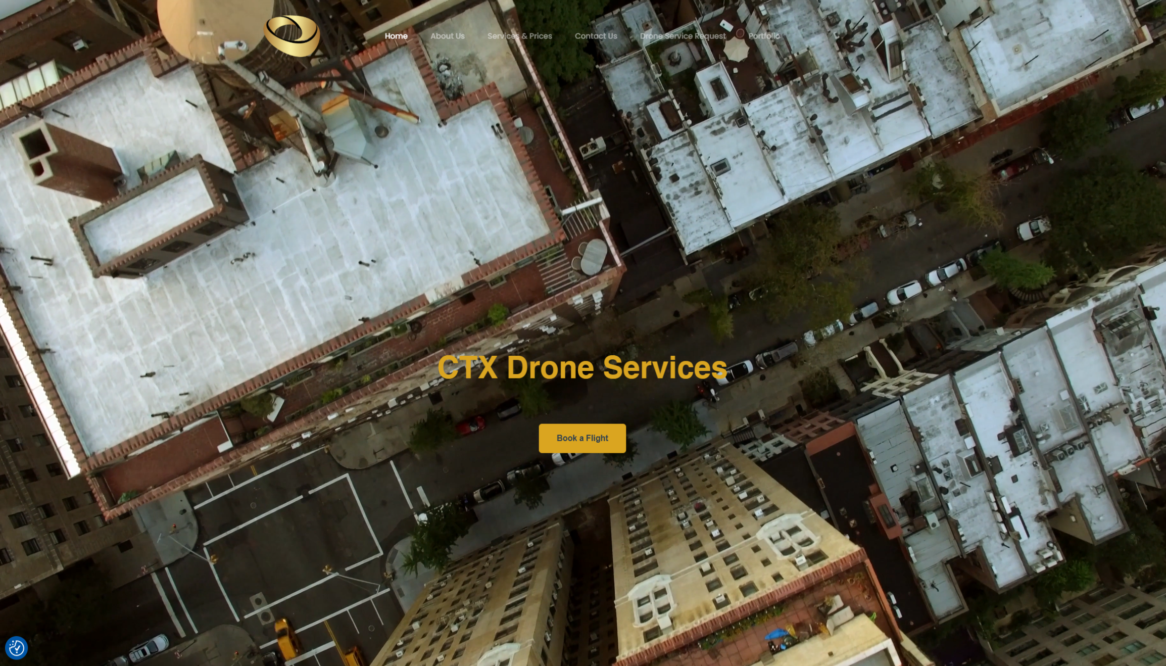 CTX Drone Services website