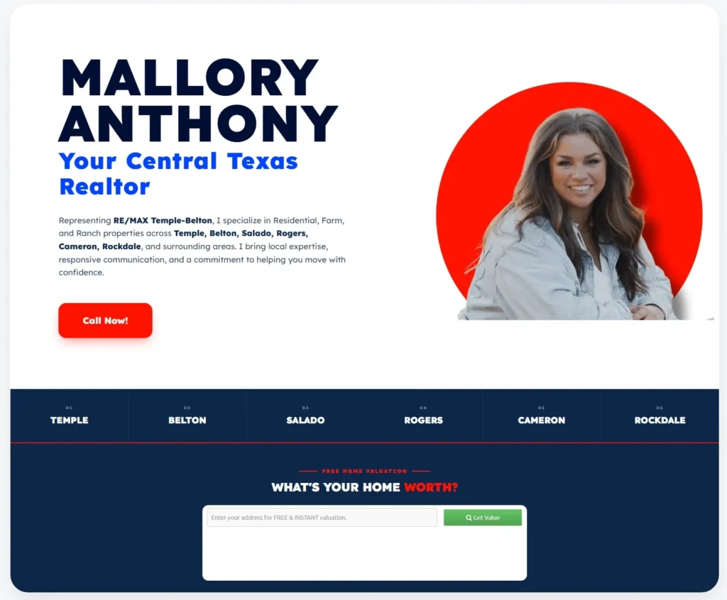 movewithmallory homepage screenshot